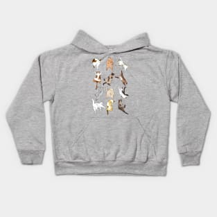 Cats Falling Kids Hoodie